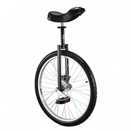 SJSF Y Bike Unicycle, Unisex's Professional Freestyle Unicycle 24 Inch Thick Manganese Steel Frame for Children And Adults, Black