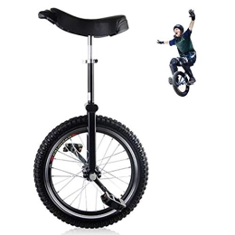 SSZY Bike Unicycles Black (kid 12 Year Olds) Balance Unicycle(20 / 24''), Adults Trainer Professionals Bicycles, Extra Thick Alloy Rim, Outdoor Fitness (Size : 16inch)