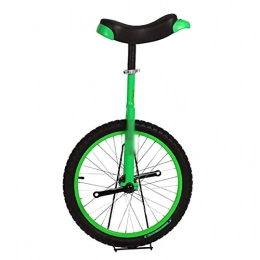  Unicycles Unicycles For Adults Kids 18 Inch Unicycles Cycle Wheel Bike For Men Teens Boy Rider，Green (Color : Green, Size : 18Inch) Durable