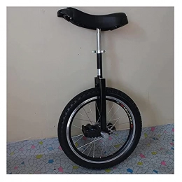 Unicycles Bike Unicycles for Adults Kids, 18 Inches With Height-adjustable Seat Wheel, Strong And Durable Adult's Trainer, Quick Release Exercise Bike Bicycle ( Size : 18 inch black )