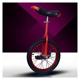 Unicycles Unicycles Unicycles Trainer, 16 / 18 / 20 Inch Kids Adults Seat Height Adjustable Skidproof Butyl Mountain Tire Balance Bike Cycling, For Beginner Teen Unisex Outdoor Sports (Size : 16 inch)