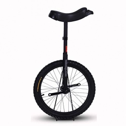WGYHI Bike Wheel Unicycle, 16 18 20 Inch Adults Kids Fitness Bike Lightweight Adjustable Seat Wheel Unicycle Free Standing Mute Bearing With Pedals-C-18inch