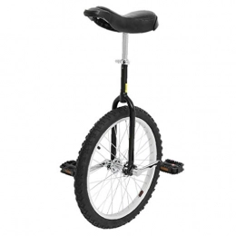 fedsjuihyg Unicycles Wheel Unicycle with Aluminum Alloy Rim Black 20 Inch Sports Accessories
