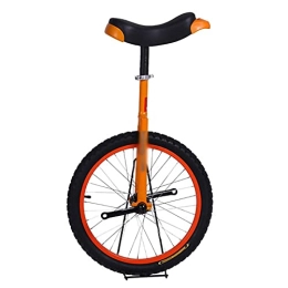  Bike Wheel Unicycles For Adults Kids Men Teens Boy Rider 18 Inch Unicycle Leak Proof Butyl Tire Wheel Cycling Exercise, Orange (Color : Orange, Size : 18Inch) Durable (Orange 18Inch)