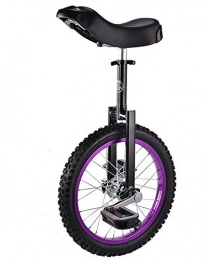WXX 16 Inch Children's Unicycle 40.5 Cm Non-Slip Butyl Mountain Balance Unicycle Exercise Bike Suitable for Outdoor Sports,Purple