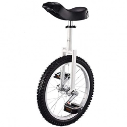Y DWAYNE Bike Y DWAYNE Skid Wheel Unicycle Bike Mountain Tire Cycling Self Balancing Exercise Balance Cycling Bikes Outdoor Sports Fitness Exercise, 16inch white