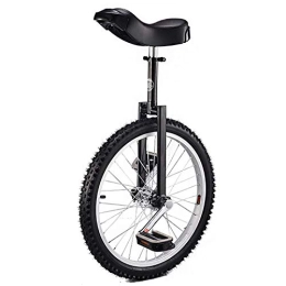 YQG Unicycles YQG Uni CycleUnicycle 20 Inch - Skid Proof Wheel Unicycle Bike Leakproof Butyl Tire Wheel Cycling Exercise - Unicycles for Adults Kids Men Teens Boy, Black