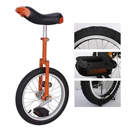 YUHT Unicycles YUHT Professional Freestyle Learner Unicycle for Kids / Small Adults, 16" / 18" / 20" Skidproof Tire, Manganese Steel Fork, Adjustable Seat, Red (Color : Red, Size : 20 Inch Wheel) Unicycle