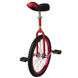 ywewsq Bike ywewsq 14" / 16" / 18" Wheel Kid's Unicycle for 5 / 6 / 7 / 8 / 9 / 10 / 12 Years Old Child / Boys / Girls, Large 20" / 24" Adult's Unicycle for Female / Male / Teens / Big Kids (Color : Red, Size : 16")