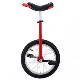 ywewsq Bike ywewsq 16 / 18 Inch Unicycle for Kids, Red, 20 Inch Unicycle for Adult, Adjustable Outdoor Unicycle with Alloy Rim, Girls Birthday Gift (Color : Red, Size : 20 Inch Wheel)