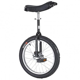 ywewsq Unicycles ywewsq 20'' / 24'' Wheel Adults Heavy Duty / Tall People(up to 150kg), 16'' / 18'' Big Kids Self Balancing Bike Bicycle Easy to Assemble (Color : Black, Size : 24inch wheel)
