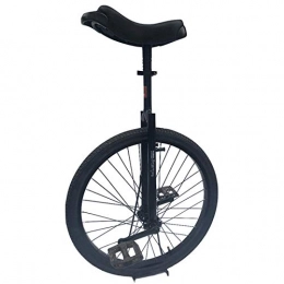 ywewsq Unicycles ywewsq 20 Inch Classic Black Unicycle, for Beginners / Adults, Heavy Duty Frame Balance Bike, with Mountain Tire*Alloy Rim, Best Birthday Gift (Color : Black, Size : 24 inch)