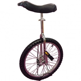 ywewsq Unicycles ywewsq 20 Inch Unicycle for Big Kids / Adults, Adjustable Outdoor Unicycle with Heavy Duty Steel Frame and Alloy Rim Wheel, Best Birthday Gift (Color : Silver, Size : 20 inch)