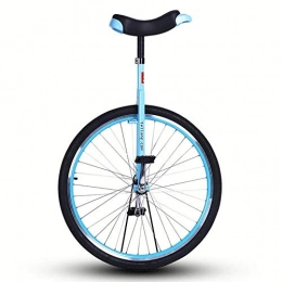 ywewsq Unicycles ywewsq 28" Adult Trainer Unicycle Blue, Big Wheel Unicycle for Unisex Adult / Big Kids / Mom / Dad / Tall People Height From 160-195cm (63"-77"), Load 150kg (Color : Blue, Size : 28 inch)