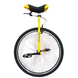 ywewsq Bike ywewsq Adult Unicycle with Hand Brake, for Big Kids / Mom / Dad / Tall People Height From 160-195cm (63"-77"), 28 Inch Wheel, Load 150kg / 330Lbs (Color : Yellow, Size : 28 inch)