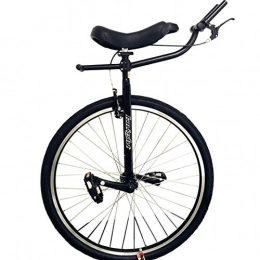ywewsq Unicycles ywewsq Heavy Duty Adults Unicycle for Tall People Height From 160-195cm (63"-77"), 28 Inch Wheel, Extra Large Black Unicycle, Load 150kg / 330Lbs (Color : Black, Size : 28 inch)