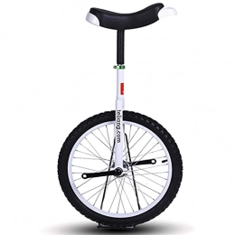 ywewsq Unicycles ywewsq White 20 Inch Balance Cycling for Adults Male / Professionals, 16'' / 18'' Wheel for Big Kids / Small Adults, Outdoor Sports Fitness Exercise (Size : 18inch wheel)