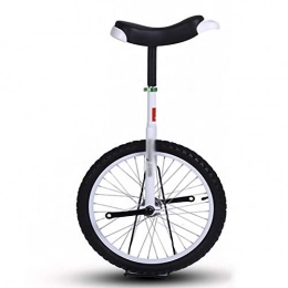 YYLL Unicycles YYLL 24 Inch Unicycles for Adults Kids One Wheel Bike for Men Teens Boy Rider Outdoor Sports Fitness Exercise Health (Color : White, Size : 24inch)