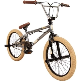 deTOX Fahrräder 20' BMX deTOX Freestyle Kinder Neu Anfänger ab 130 cm, 7 J., Farbe:grau