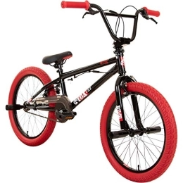 deTOX Fahrräder 20' BMX deTOX Freestyle Kinder Neu Anfänger ab 130 cm, 7 J., Farbe:schwarz / rot
