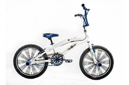 20 Zoll Jungen BMX Fahrrad Hoopfietsen Altec, Farbe:weiß-blau