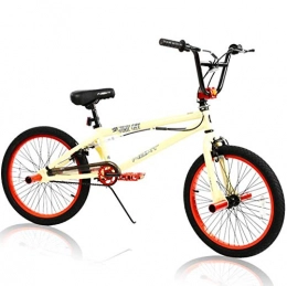 AISHFP Fahrräder AISHFP 20-Zoll-BMX-Fahrrad, Anfänger-Level Fortgeschrittene BMX Rennrad, High Carbon Stahlrahmen Double-Layer-Aluminiumlegierung Felge Räder