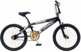 Bike Fun BMX Bike Fun Tornado 20-Zoll- 55 cm Jungs / Mädchen Velge Bremse Schwarz