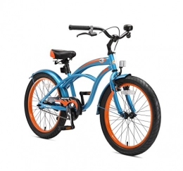 BIKESTAR Fahrräder BIKESTAR Kinderfahrrad für Jungen ab 6-7 Jahre | 20 Zoll Kinderrad Cruiser | Fahrrad für Kinder Blau | Risikofrei Testen