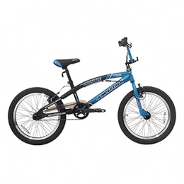 Jumpertrek Fahrräder BMX 20 JumpERTREK Freestyle Alu Rock 2017 schwarz / blau matt Größe 23