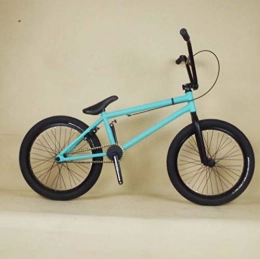 LJLYL Fahrräder BMX-Fahrrad für Teenager und Erwachsene, 20-Zoll-Räder, Anfänger bis Fortgeschrittene, 4130 Cr-Mo Stahlrahmen, Gabel und Lenker, 25 × 9T BMX-Getriebe
