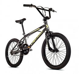 breluxx Fahrräder breluxx® 20 Zoll BMX Totem grau, 360° Rotor-System, Freestyle Freilauf - 4 Pegs