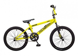 DUDU BMX Dudubike Mountainbike Big Daddy 20" Wheel BMX Freestyler Bike Yellow / Black 360 Giro & Stunt Pegs