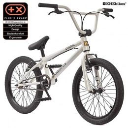 KHEbikes BMX KHE BMX Cosmic 20 Zoll Fahrrad mit Affix Rotor nur 11, 1kg [Blau Schwarz Orange] … (Weiß)
