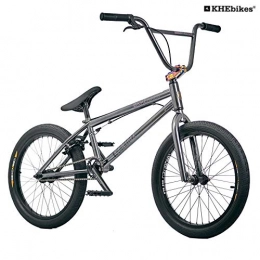 KHEbikes Fahrräder KHE BMX Fahrrad CENTRIX 20 Zoll patentierter Affix 360 Rotor nur 10, 5kg! schwarz-anthrazit rot-braun (schwarz-anthrazit)