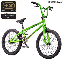 KHEbikes Fahrräder KHE BMX Fahrrad Chris BHM 20 Zoll patentierter Affix 360 Rotor nur 11, 45kg! schwarz grn (grn)