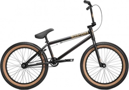 Kink BMX Fahrräder Kink Bikes Curb 2019 BMX Rad - Matte Black Goldschlager | schwarz | 20.0"