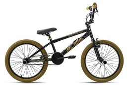 KS Cycling Fahrräder KS Cycling BMX Freestyle 20'' Bliss schwarz-Gold