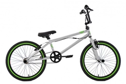 KS Cycling Fahrräder KS Cycling BMX Freestyle 20'' CRXX Silber-grün