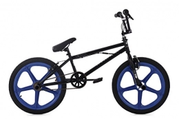 KS Cycling Fahrräder KS Cycling BMX Freestyle 20'' Xtraxx schwarz mit blauen Tuff Wheels