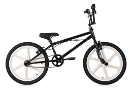 KS Cycling BMX KS Cycling BMX Freestyle 20'' Xtraxx schwarz mit weißen Tuff Wheels