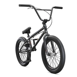 Mongoose Fahrräder Mongoose Unisex-Erwachsene Legion BMX Rad, grau / schwarz, 20-Inch Wheels