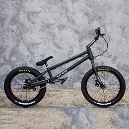 NEON-20 20-Zoll-BMX-Bike-Stunt-Bikes, Rahmen und Gabel aus Aluminiumlegierung, EIGENER Lenker mit Gummigriff, Shimano MT200-Bremse,Schwarz