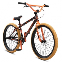 SE Bikes BMX SE Bikes Blocks Flyer 26R BMX Bike 2021 Orange Camo (38cm, Orange Camo)