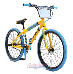 SE Bikes BMX SE Bikes Blocks Flyer 26R BMX Bike (38cm, Yellow)