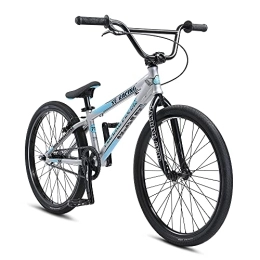 SE Bikes BMX SE Bikes Floval Flyer 24R BMX Bike 2022 (27cm, Silver)