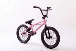 SWORDlimit Fahrräder SWORDlimit 16-Zoll-Freestyle-BMX-Bike für Anfänger bis Fortgeschrittene, Rahmen und Gabel aus Kohlenstoffstahl, 25 × 9-t-BMX-Getriebe, mit U-förmiger Hinterradbremse, Pink