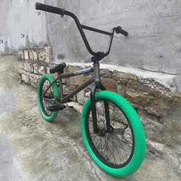 LJLYL Fahrräder V4 BMX Bikes 20 Zoll Freestyle, 8, 6 Zoll Cr-Mo Lenker - 20 × 2, 3 Zoll breite Reifen - Fetter Sitz - Chrom-Molybdän-Stahlrahmen und Gabel, für Erwachsene, Jugendliche