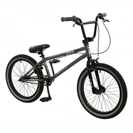 Zombie BMX Zombie 50, 8 cm Knochen BMX Bike – Fahrrad in grau und schwarz mit 25 x 9 Gears (Jungen)