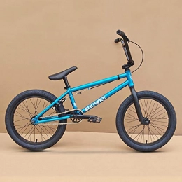 ZZD Fahrräder ZZD 18-Zoll-BMX-Einstiegsrad, Kinderfahrrad aus Kohlenstoffstahl, Nabe aus Aluminiumlegierung, integriertes Lederkissen, geeignet für Anfänger