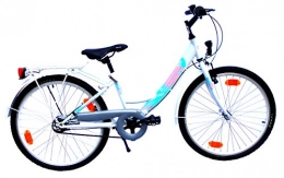 24 Zoll Fahrräder 24 Zoll NEUZER Mdchen Cityrad Citybike CTB 7 Gang Shimano StVZO-Ausstattung wei